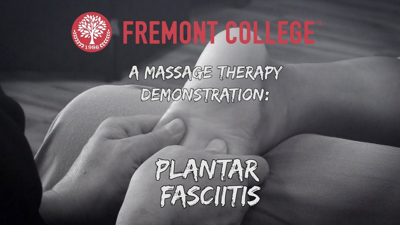 Plantar Fasciitis Massage Therapy Treatment
