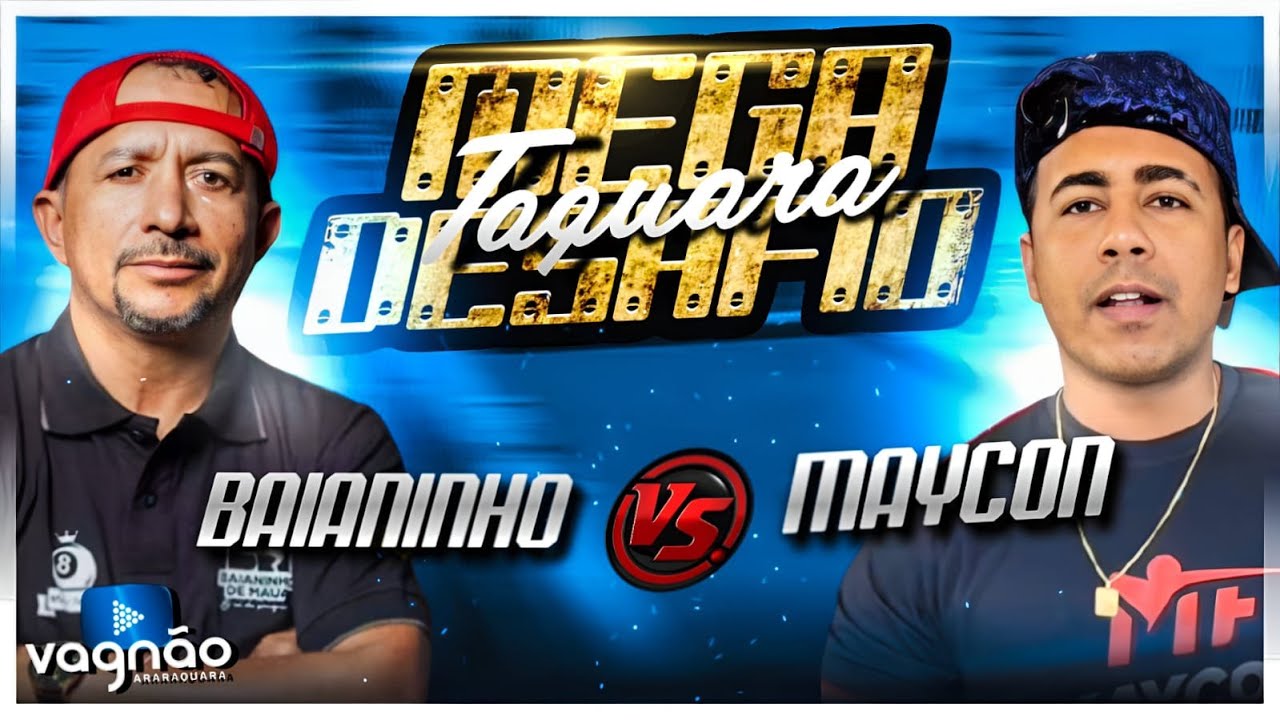MEGA DESAFIO BAIANINHO X MAYCON EM TAQUARA - RS - SINUCA AO VIVO 12/02/2023 #sinuca #sinucaaovivo