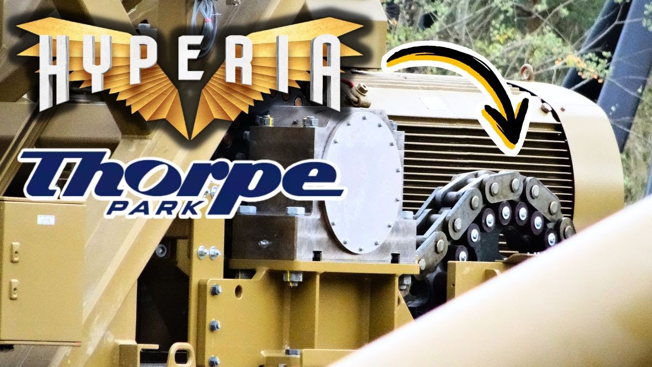 Hyperia Lift Hill Chain INSTALLED! - Thorpe Park update March 15th