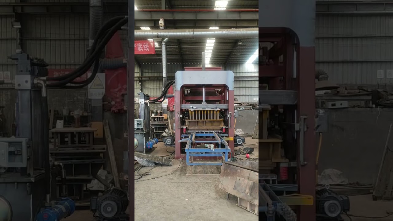 New test cheaper hollow block machine for client ready to ship,money making