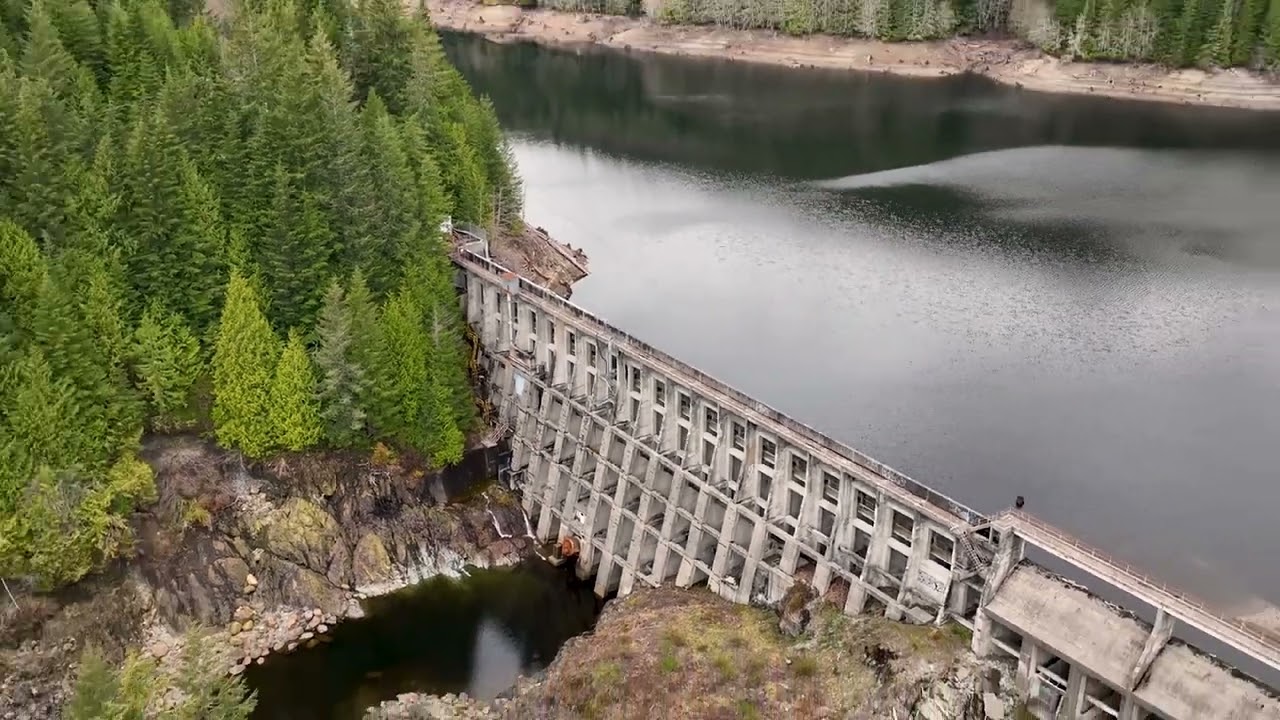 Jordan River Dam From The Air