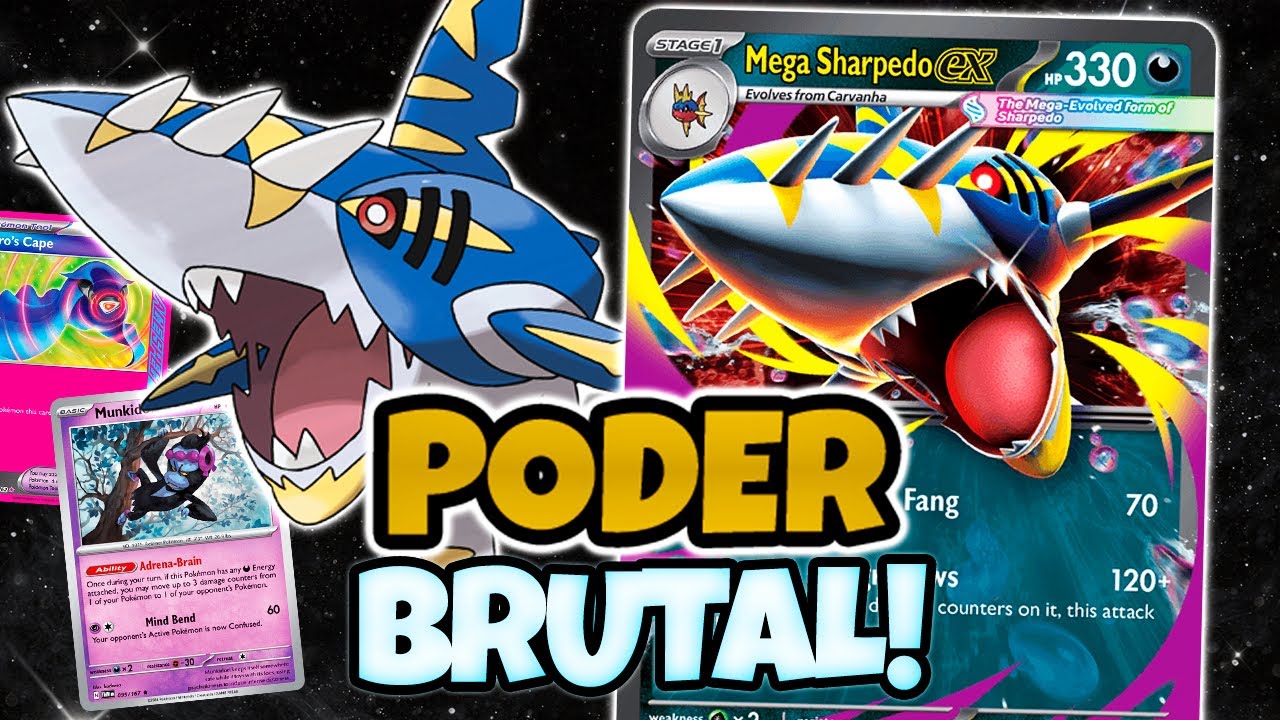 ¡SHARPEDO EX ES UNA BESTIA CUANDO ESTÁ HERIDO! 🦈🔥