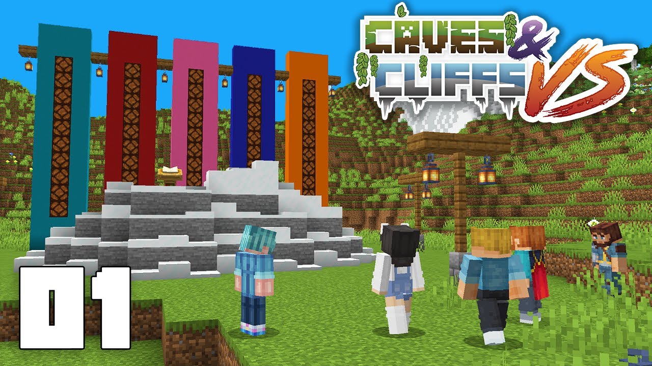 THE GREATEST START EVER!!! - Caves & Cliffs Vs - Episode 1 [Minecraft 1.18 Challenge Series]