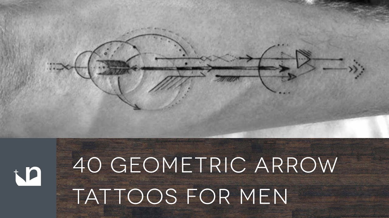40 Geometric Arrow Tattoos For Men