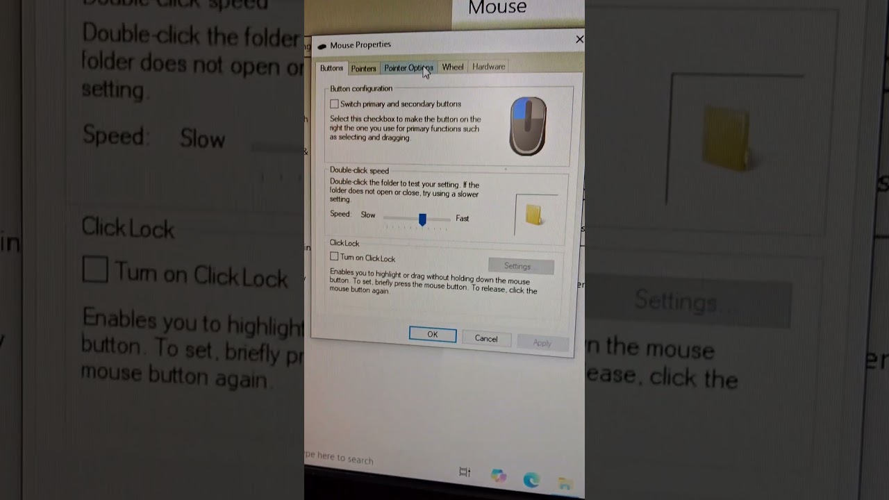 Show mouse pointer location windows 10 22H2 