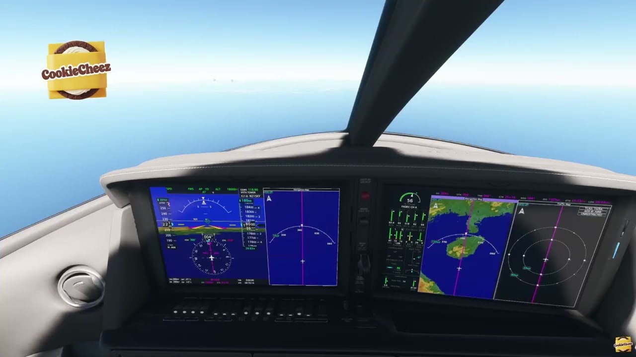 6 Hours of ASMR White Noise for Relaxation & Sleep | Deep Focus | Jet Engine Flying Clear Skies
