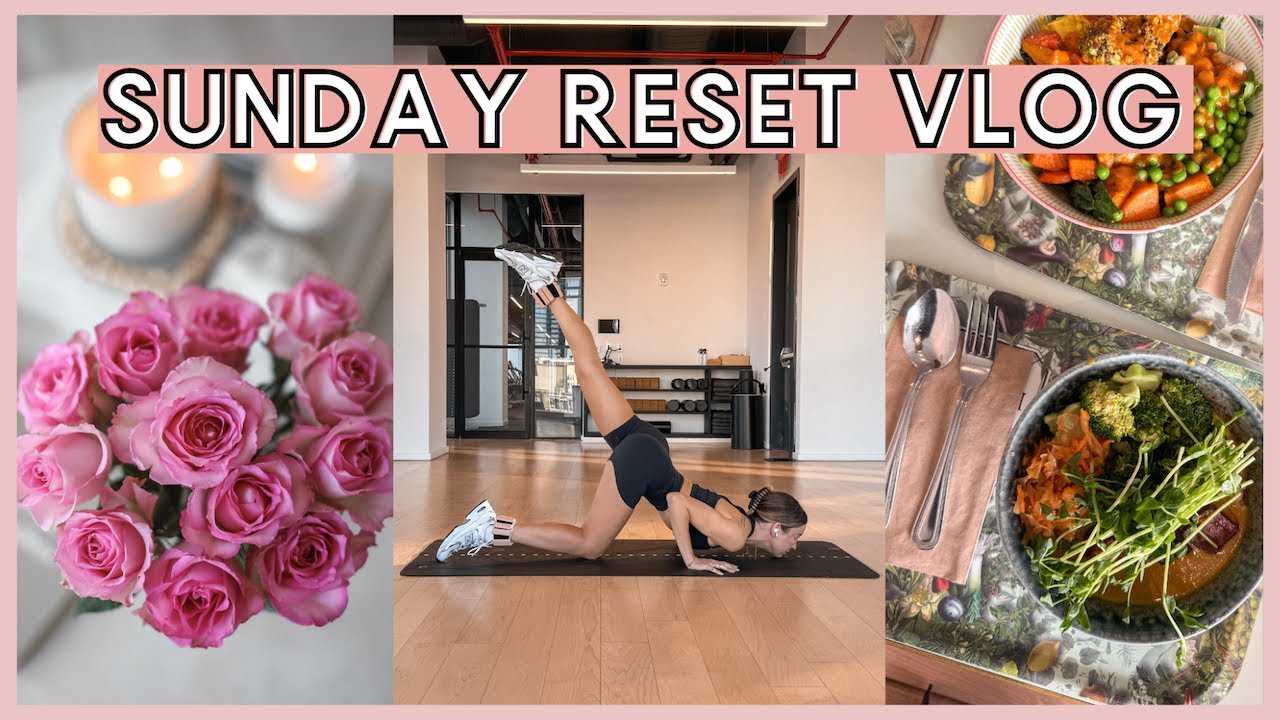 (nyc vlog) SUNDAY RESET ROUTINE in New York City: workout, cleaning, fitness, wellness & self-care!