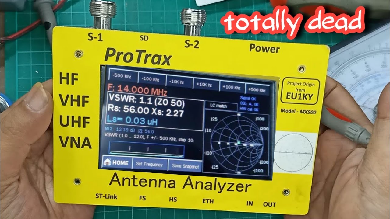 protrax mx 500 mx 600 antenna analyzer mati total