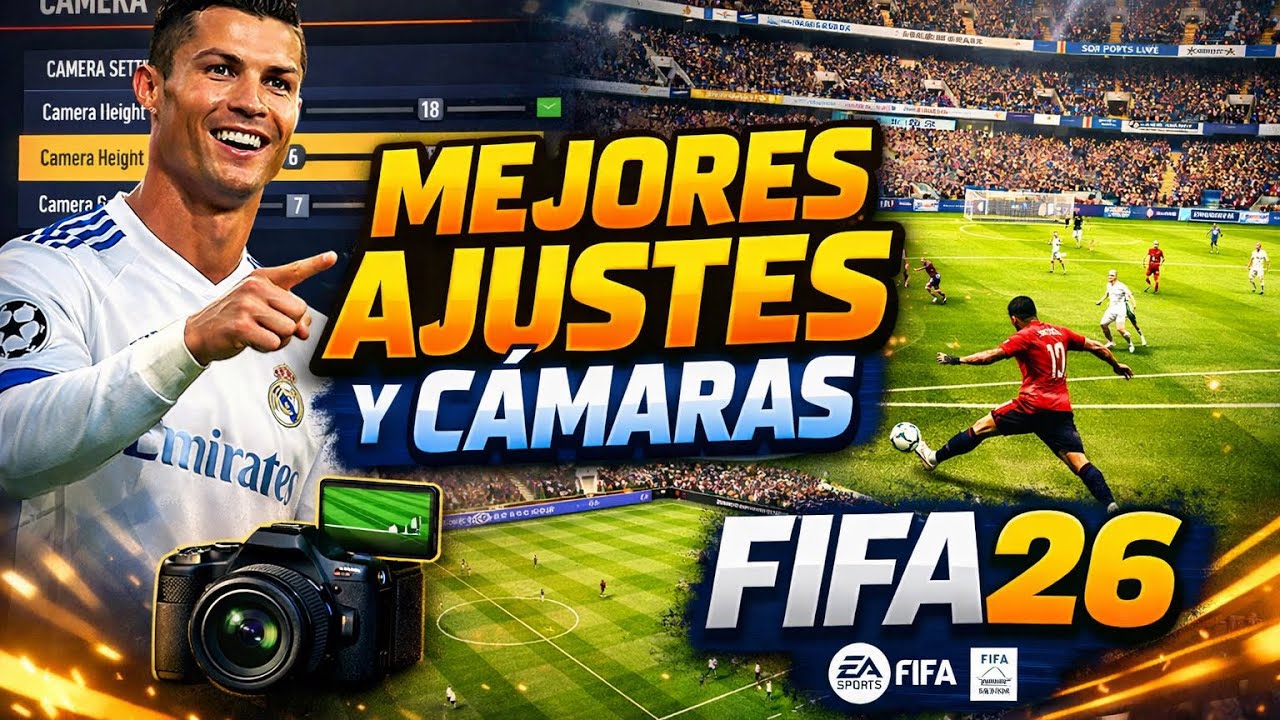 MEJORES AJUSTES Y CÁMARAS PARA FC 26 | Configuración PRO para jugar mejor