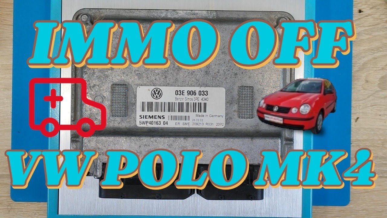VW Polo MK4 9N IMMO OFF