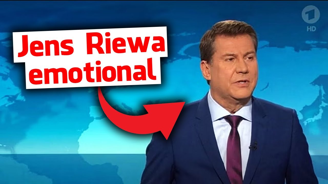 Tagesschau-Sprecher Jens Riewa den Tränen nahe - Analyse