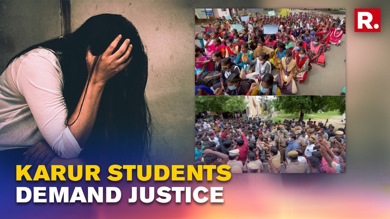 College Students Protest Death Of Class 12th Student Allegedly Harassed By Teacher; Demand Action