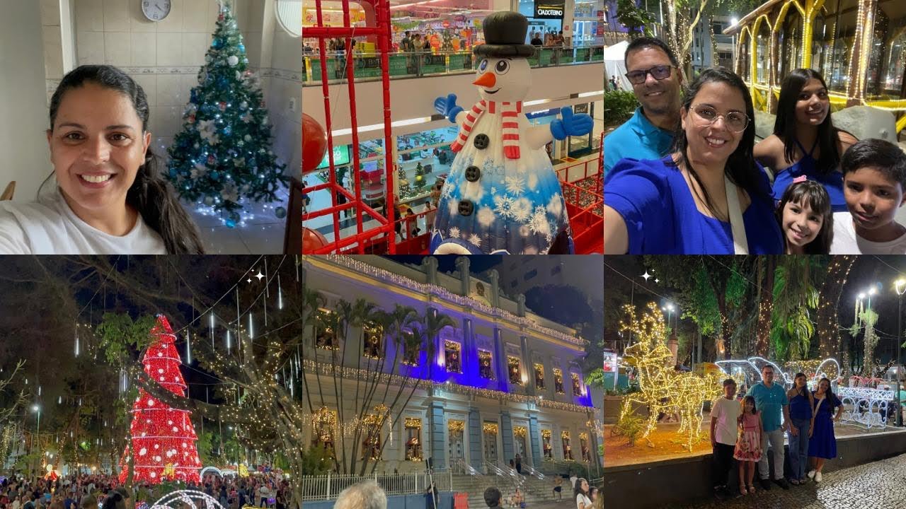 FOMOS VER AS LUZES DE NATAL E MONTAMOS NOSSA ÁRVORE 