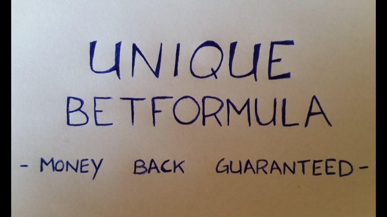 How to ALWAYS win with Football Betting ! Unique FREE betformula !