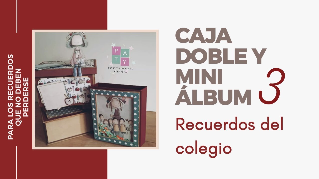 Diy Álbum de fotos Recuerdos del cole.