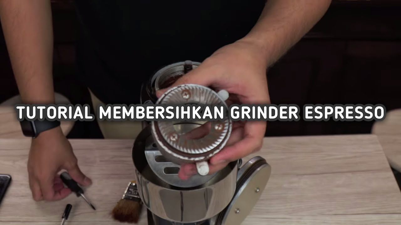 TUTORIAL MEMBERSIHKAN GRINDER ESPRESSO MAZZER MINI ELECTRONIC A INDONESIA