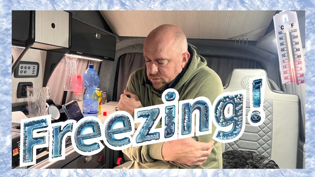 CAUGHT OUT in freezing temperatures in Winter with NO heater in the Alps! | Austria |Winter Van Life