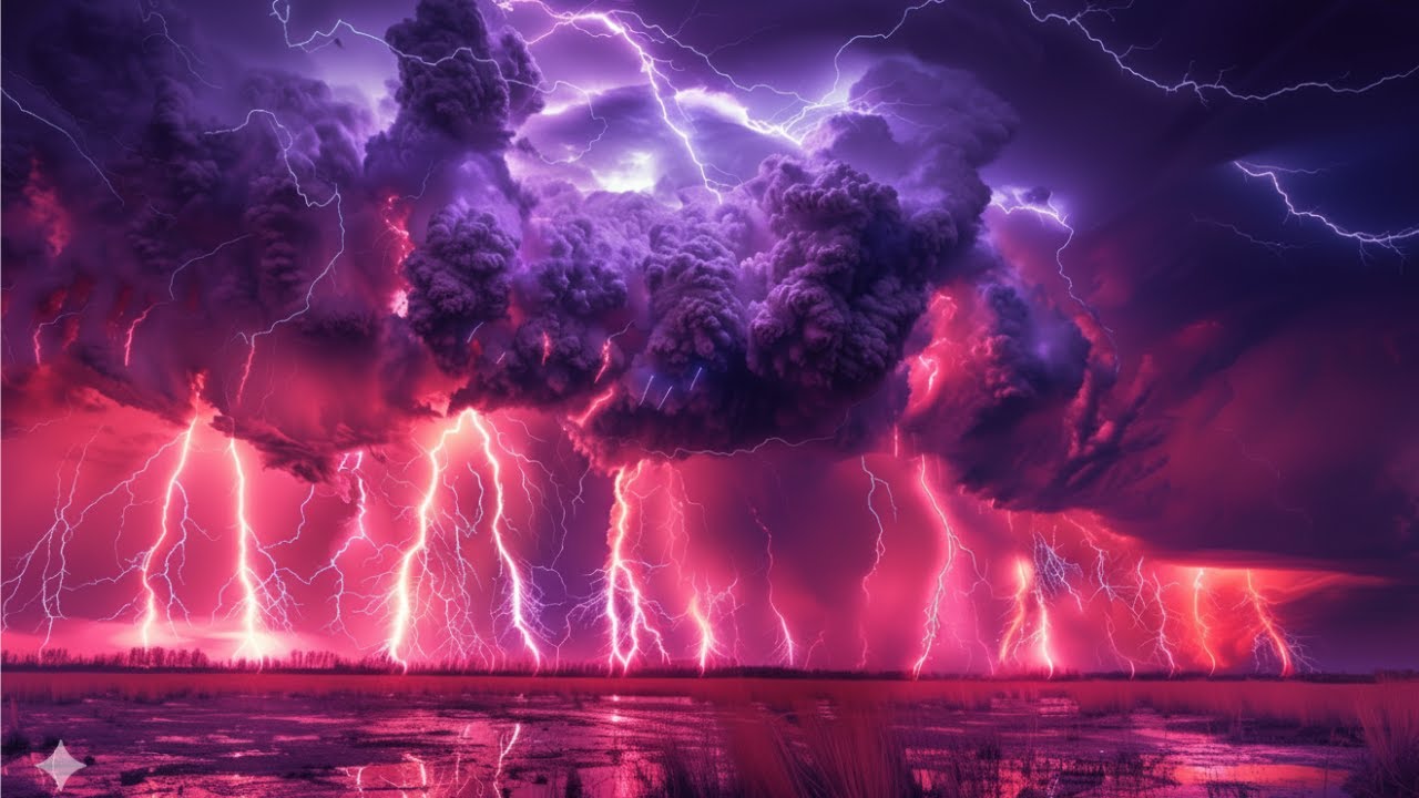 Heavy Thunderstorm at Night | Defeat All Sleep Problems to Sleep Instantly | Relaxing Rain & Thunder