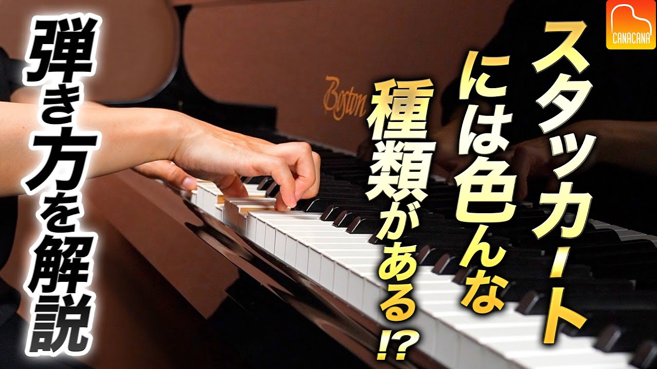 「SUMMER」スタッカートには色んな種類がある！弾き方を解説！【第74回カナカナピアノ教室】 CANACANA Piano Lsson#74