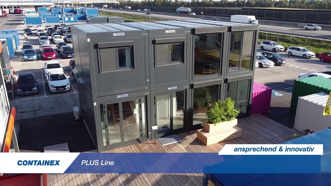CONTAINEX PLUS Line – Büro- & Sanitärcontainer