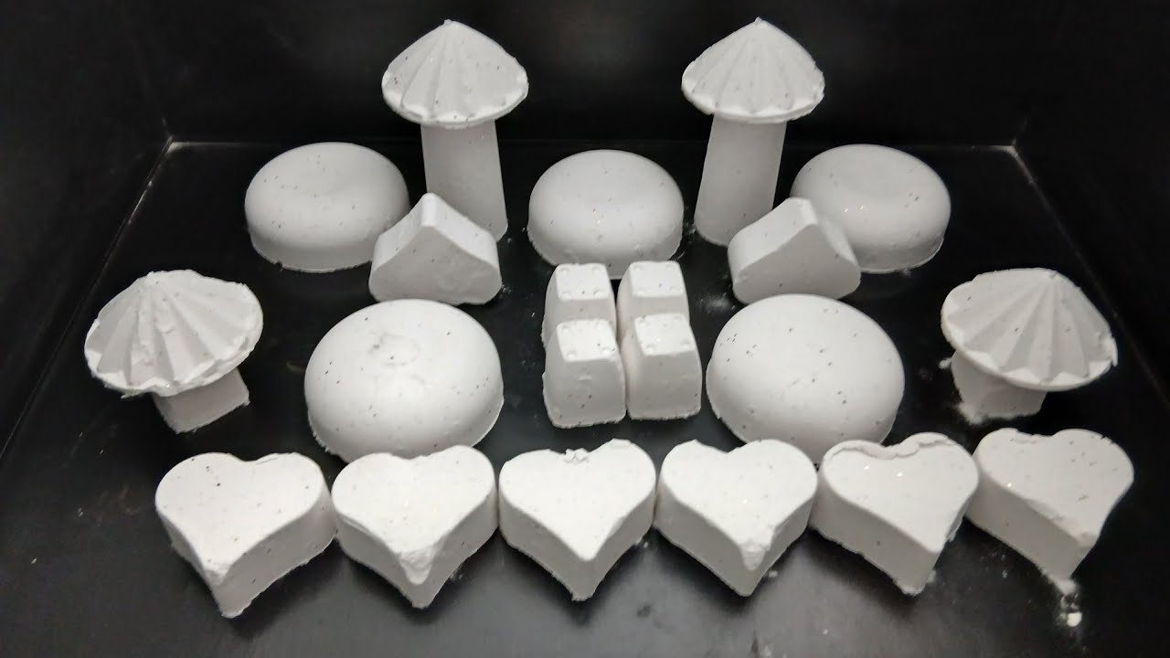 ASMR baking soda plan white crush relaxing texture oddly satisfying#asmr #satisfying 