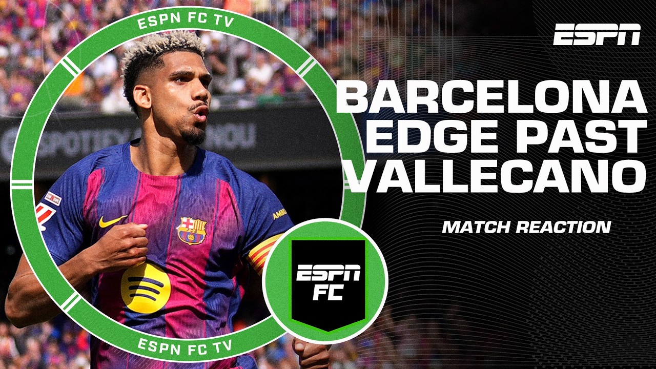 &lsquo;BARCA LOOKED TIRED!&rsquo; 😔 Barcelona vs. Rayo Vallecano REACTION! | ESPN FC