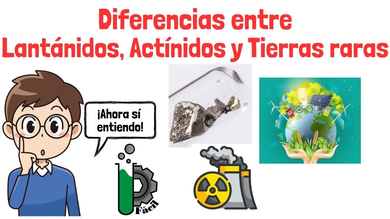 Lantánidos, Actínidos y Tierras raras⚛️el video que tienes que ver