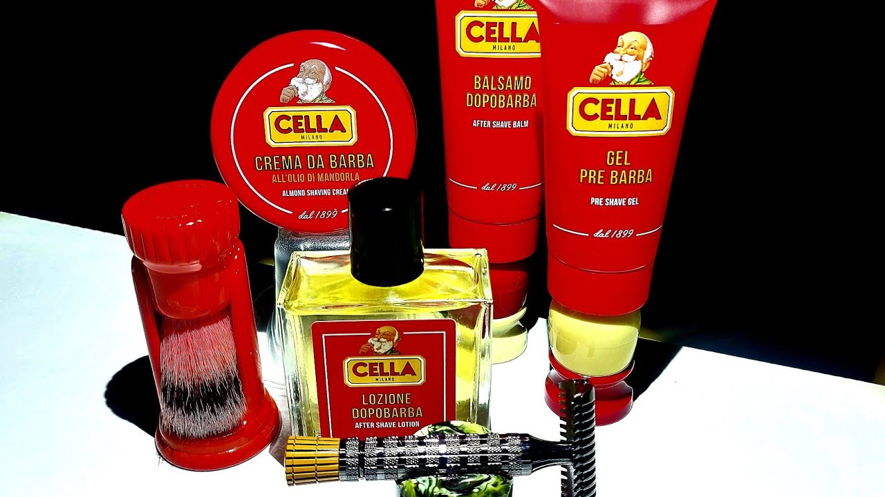 CELLA MILANO: CREMA DA BARBA\ALMOND SHAVING CREAM