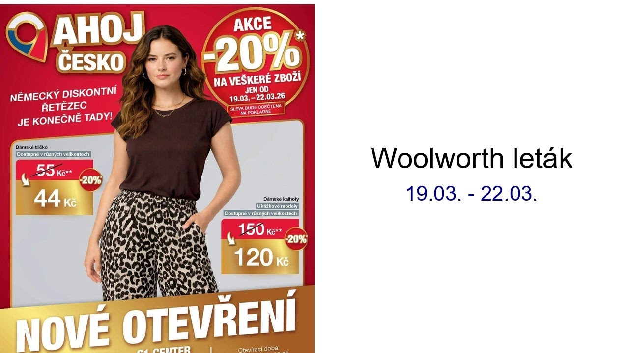 Woolworth leták 19.03. - 22.03.