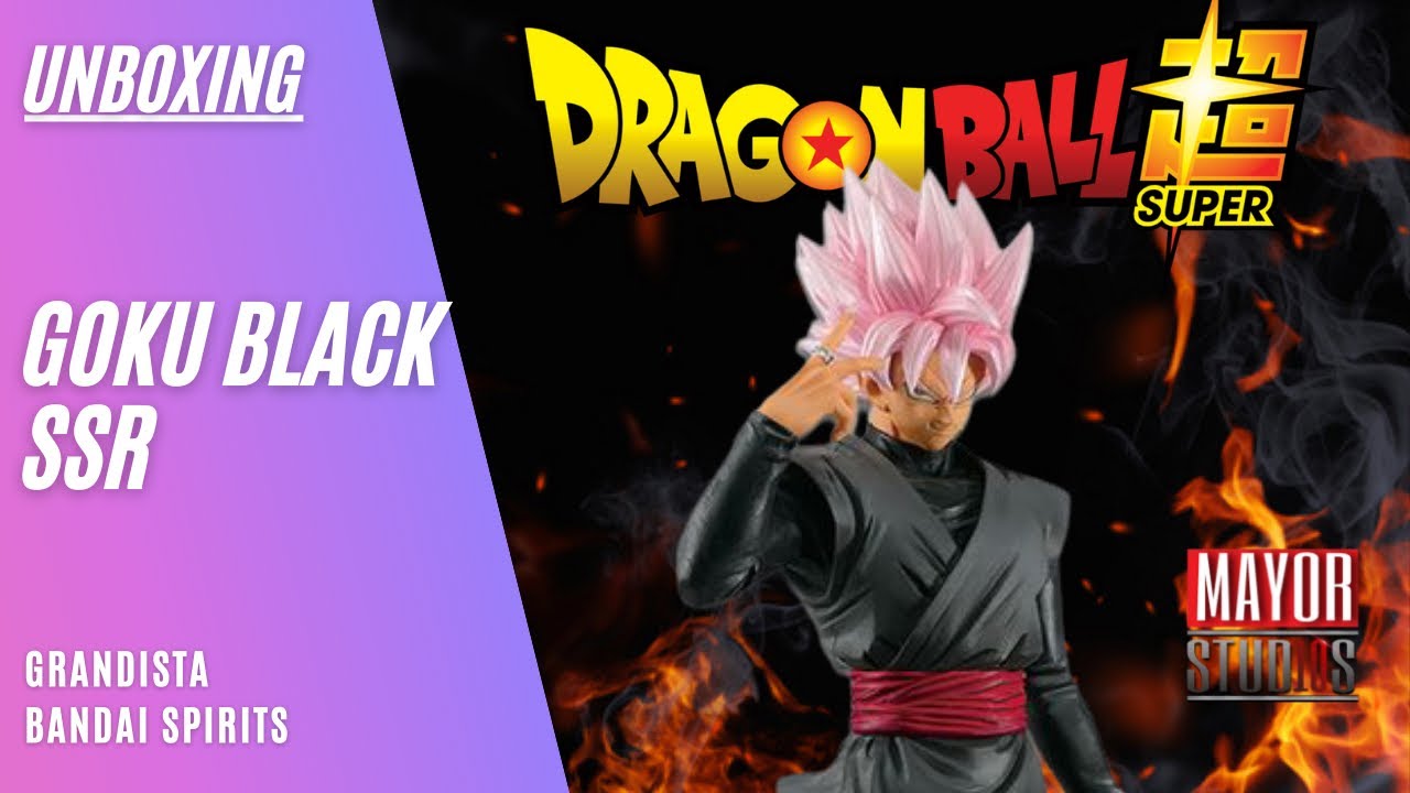 UNBOXING FIGURA GOKU BLACK SSR - DRAGON BALL SUPER: GRANDISTA DE LA MARCA BANDAI SPRITS!!!
