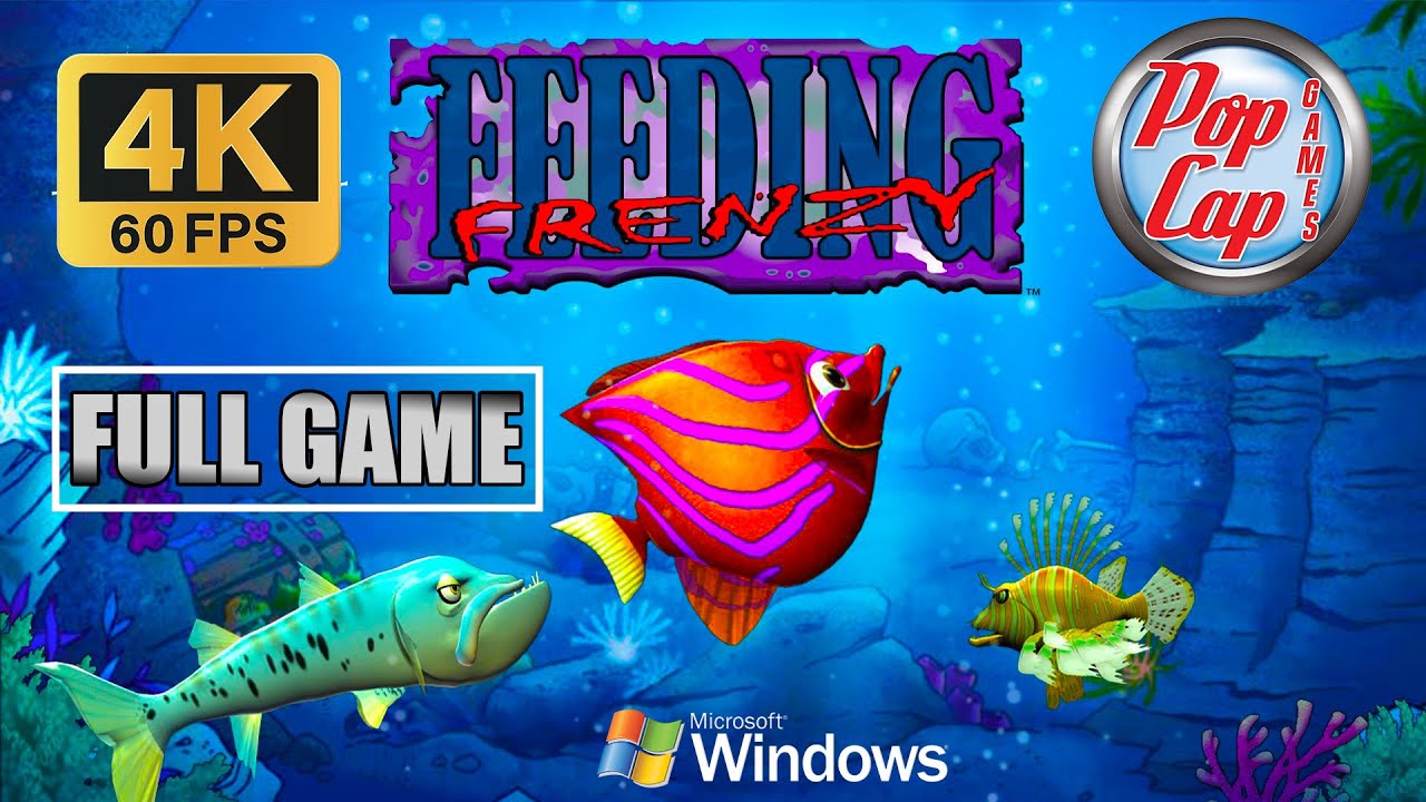 Feeding Frenzy - Full Walkthrogh / No Commentary / Windows | 4K Ultra HD