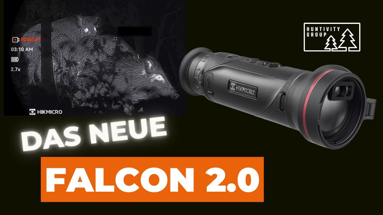 NEU: HIKMICRO Falcon 2.0 | unter 15mK NETD | Enternungsmesser | Shutterless | beste Bildqualität