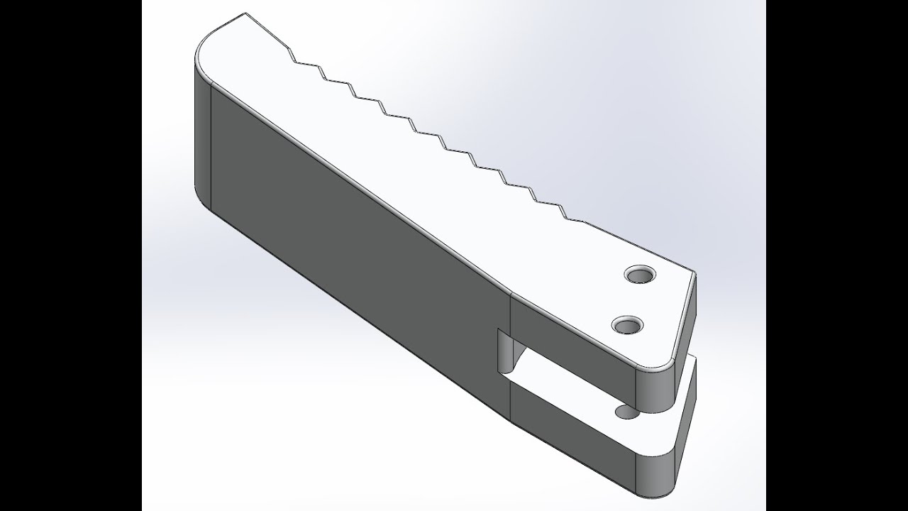 Robotic Arm Tutorial – Mechanical Gripper (End Effector) Design in SolidWorks