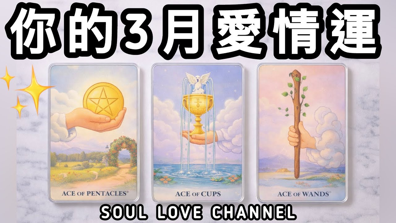 【CC字幕】你的三月戀愛運程🌸桃花運💞任何狀況✨單身/分手會否復合/曖昧對象/地下情/三角關係【廣東話塔羅占卜】適用香港【SOUL LOVE®️】