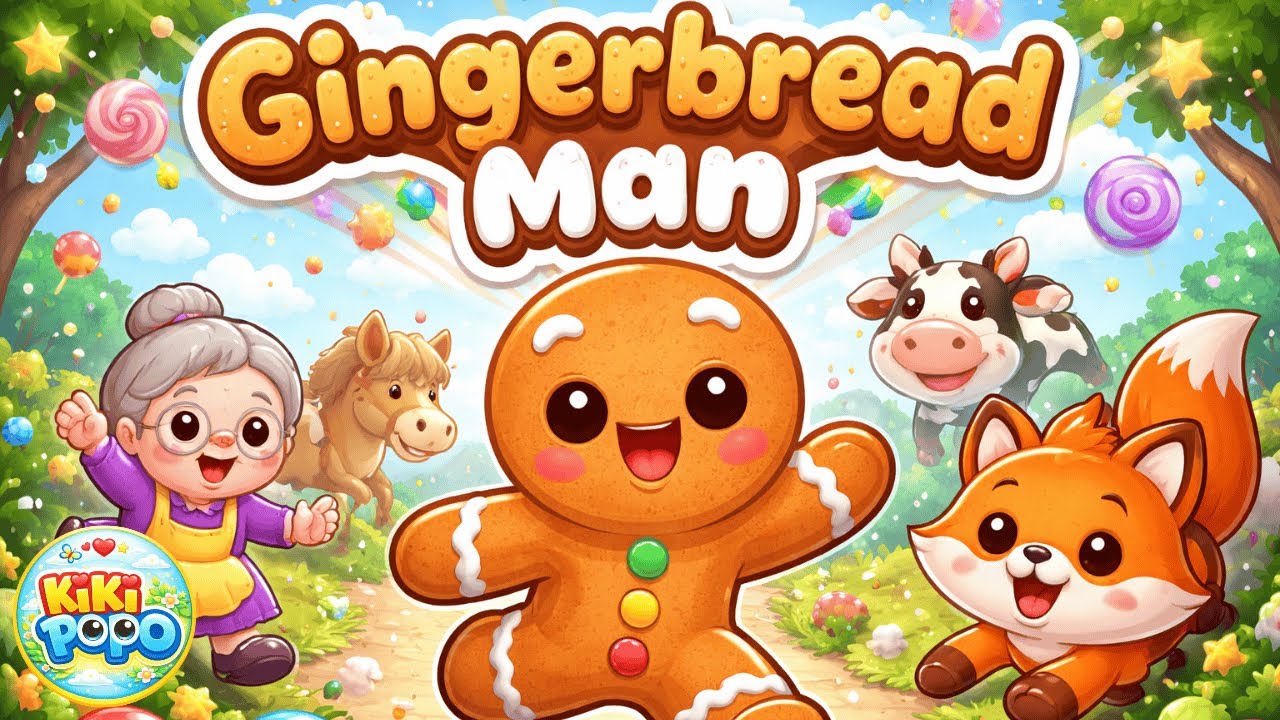 Gingerbread Man  Story for Children | A Magical Bedtime Story for Kids |Gentle Narrated #gingerbread