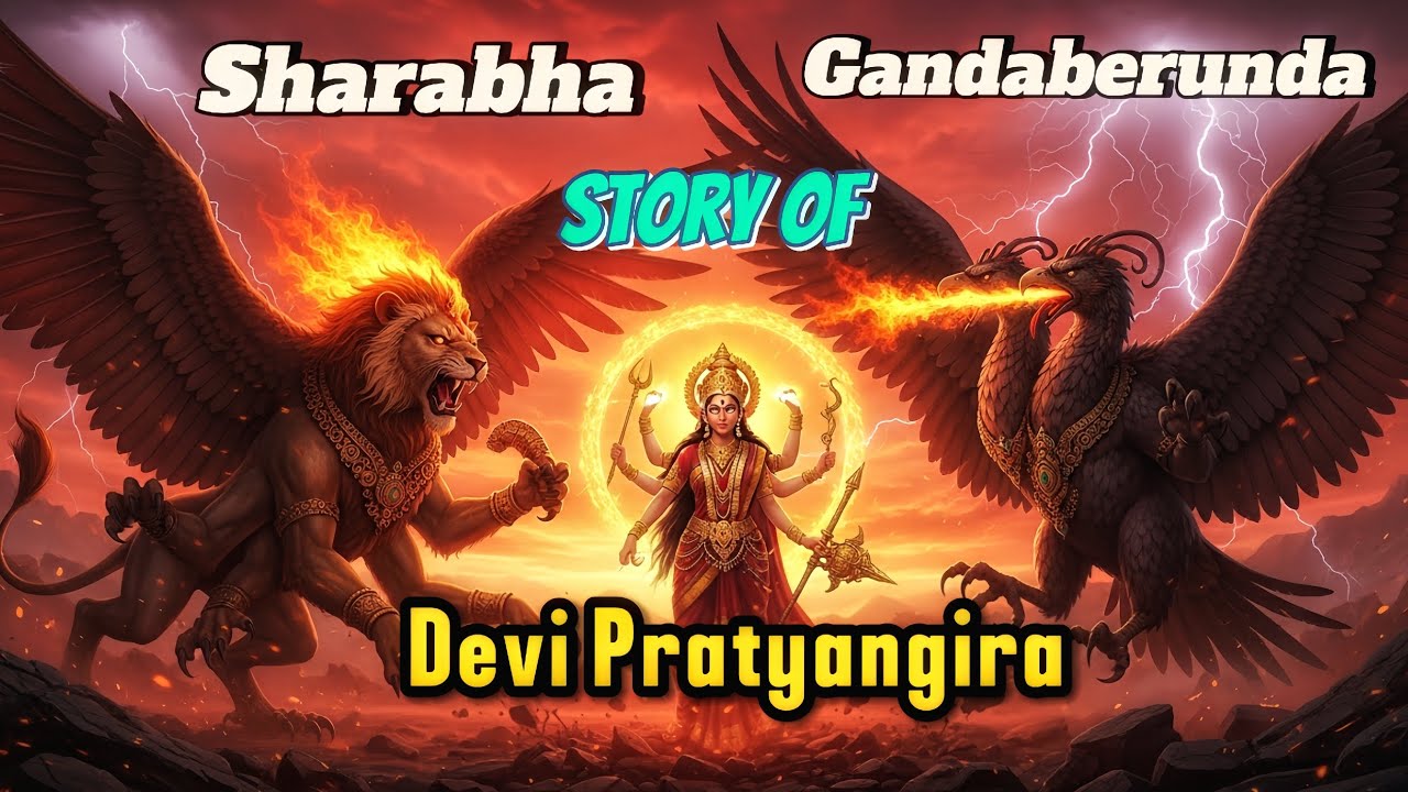 Sharabha vs Gandaberunda ⚡ Vishnu-Shiva Mahayudh & Devi Pratyangira | Purana Secrets 