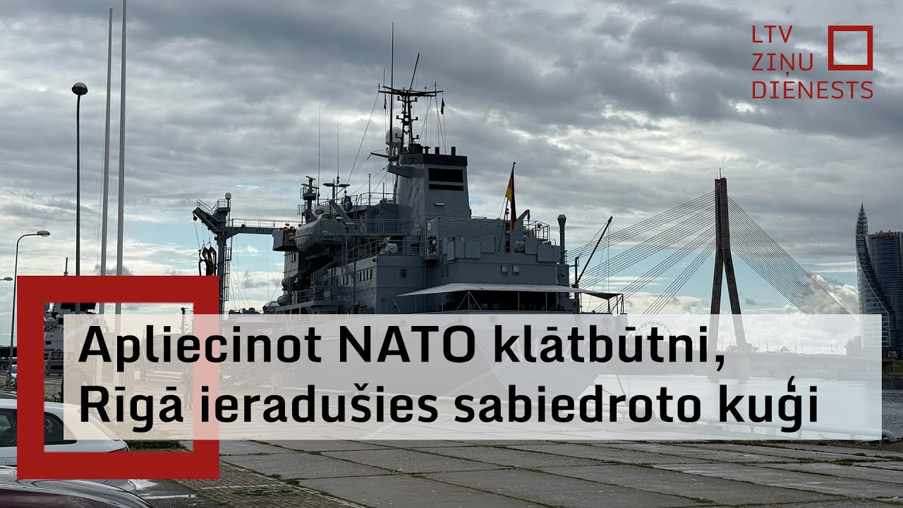Rīgā ierodas NATO 1. pastāvīgās jūras grupas kuģi