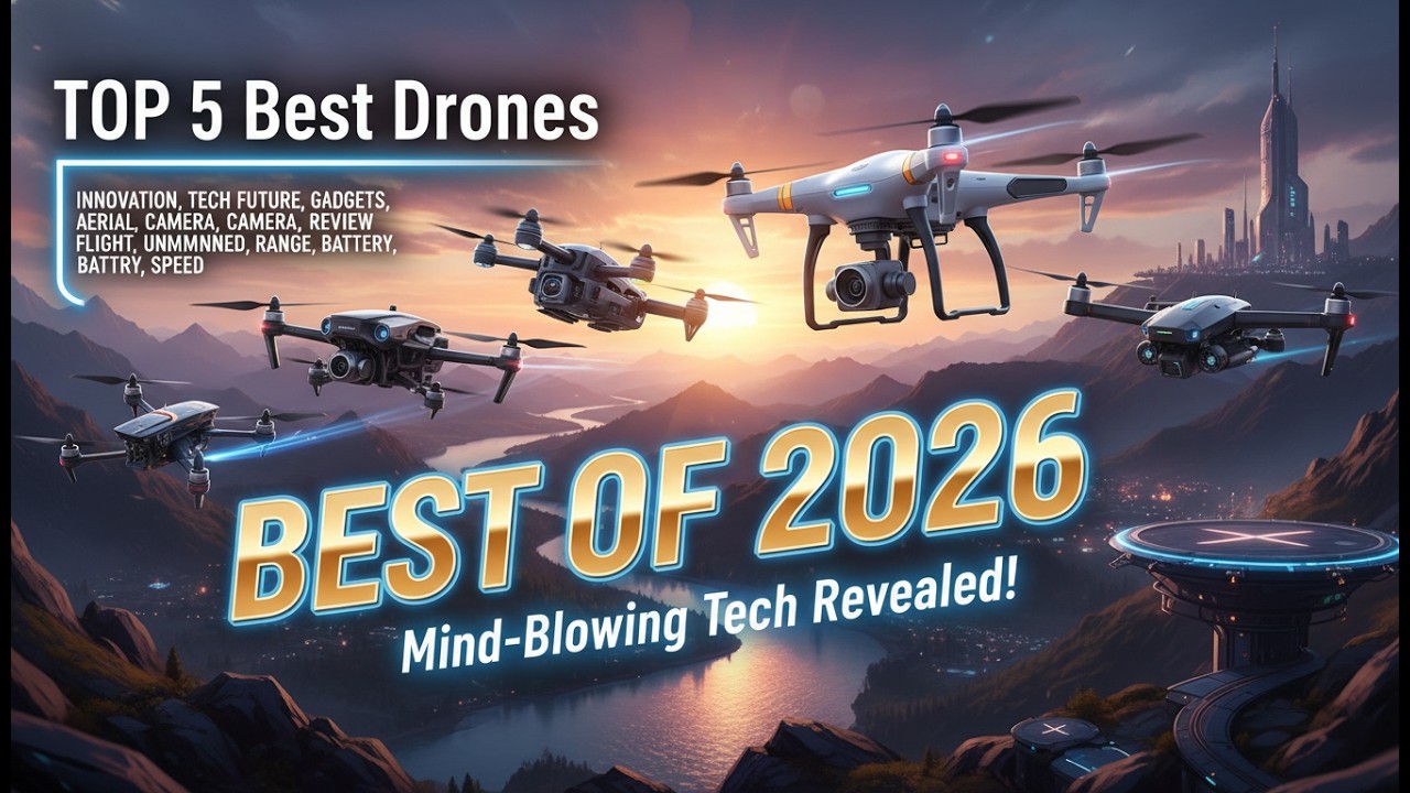 Top 5 Best Drones of 2025! (4K Camera, GPS & Long Range)