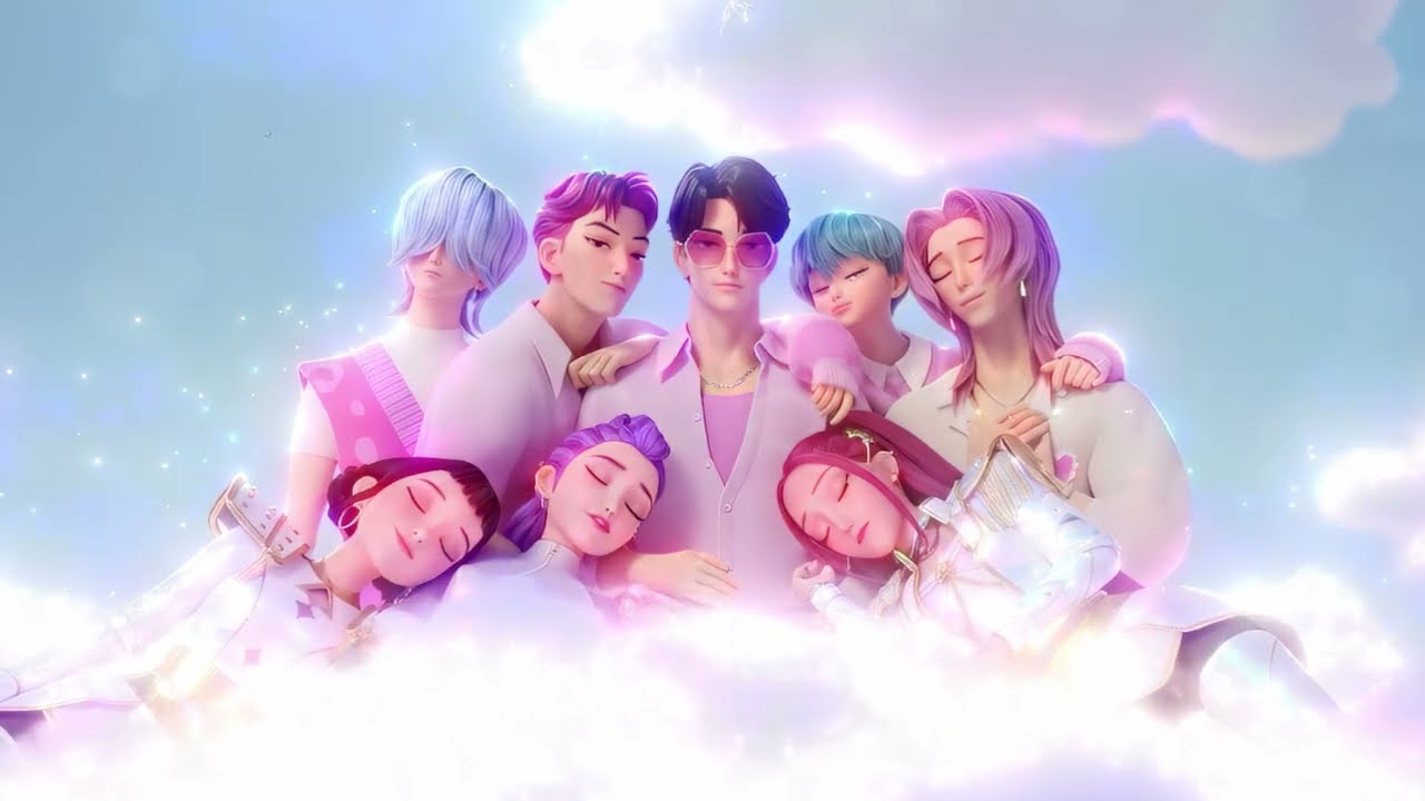 Fall Asleep in 3 Minutes with Kpop Demon Hunters 🌙 Huntrix & Derpy's Dreamy Cloud for DEEP SLEEP