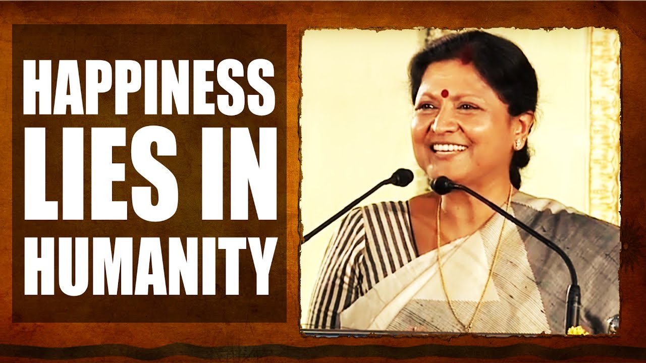 Where Happiness Lies? In Humanity? Jayanthisri Balakrishnan | Kalyanamalai
