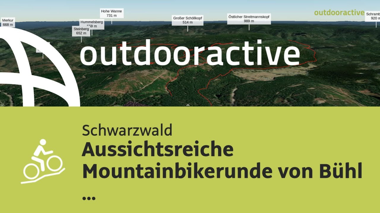 Aussichtsreiche Mountainbikerunde von B&uuml;hl &uuml;ber Rote Lache zur ...