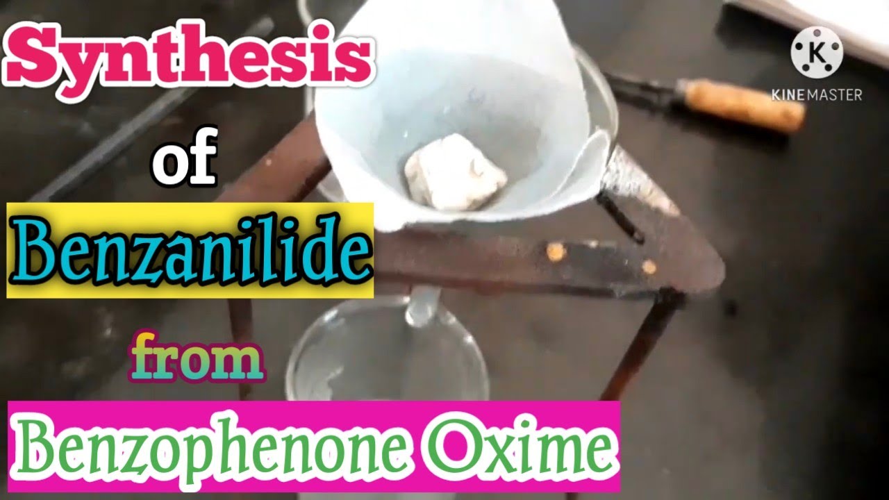 Synthesis of Benzanilide from Benzophenone oxime | Recrystallization