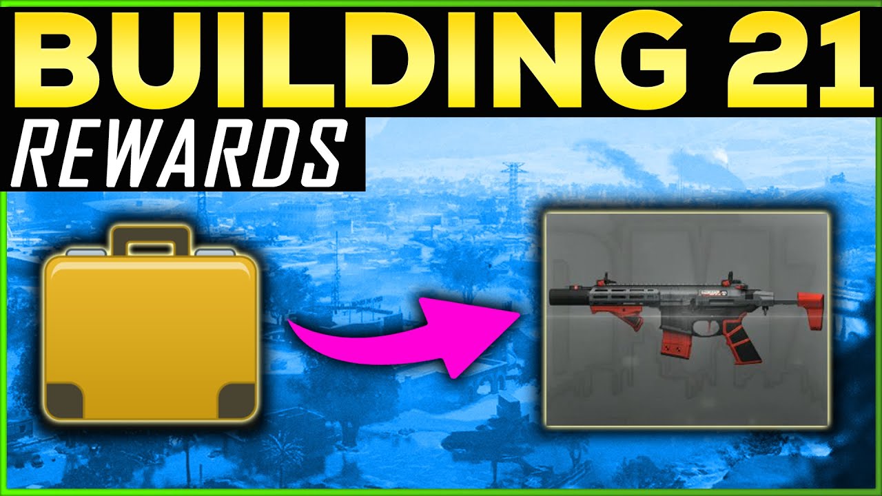 DMZ Building 21 ALL 6 WEAPON CASE REWARDS - Free Chimera Blueprint and Secret Rewards