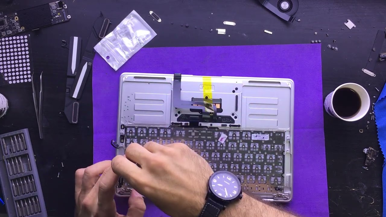 Macbook Air 13 A2179 Klavye Değişimi, Keyboard Replacement.