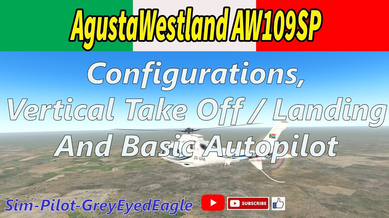 AgustaWestland AW109SP — Конфигурации, вертикальный взлет/посадка и базовый автопилот.