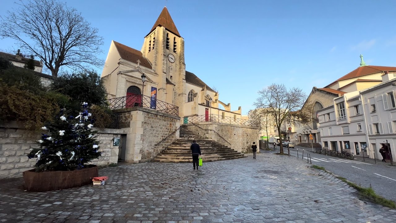 Église Saint-Germain de Charonne Paris 4K 2021
