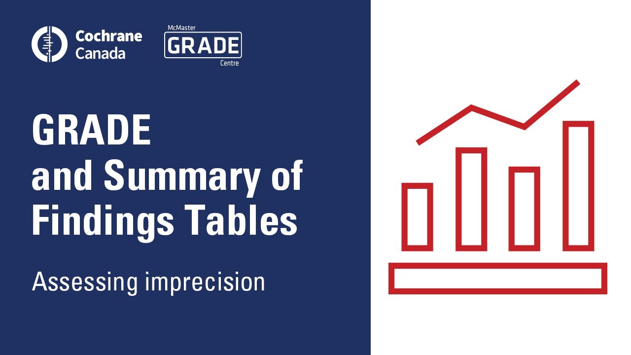 Assessing Imprecision - GRADE and Summary of Findings Tables Learning Module