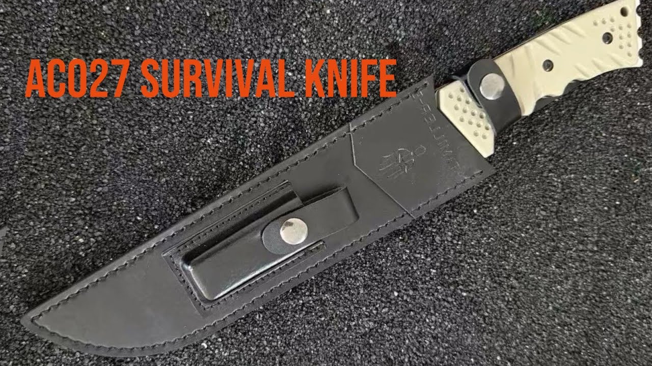 AC027 Long Bladed Tactical & Survival Knife Appearance Showcase