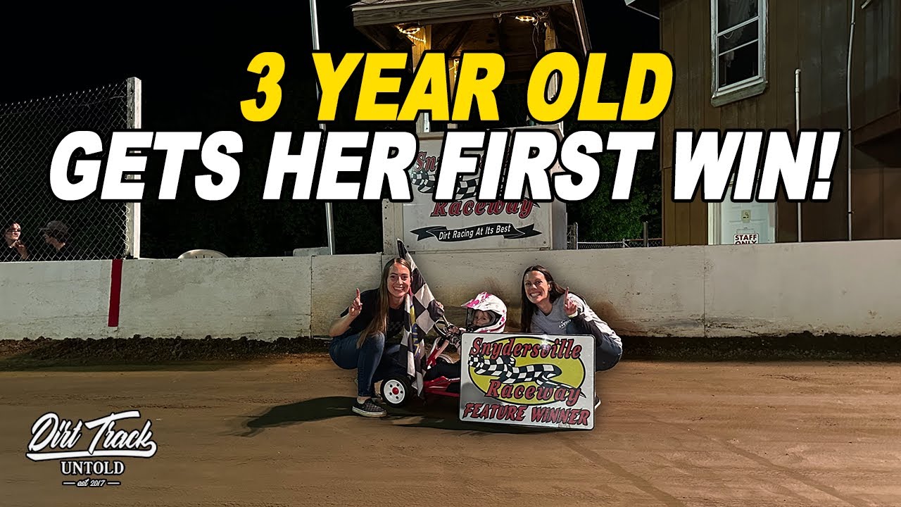 Add Another Pauch To The Win List!! Kids Go Racing At Snydersville Raceway