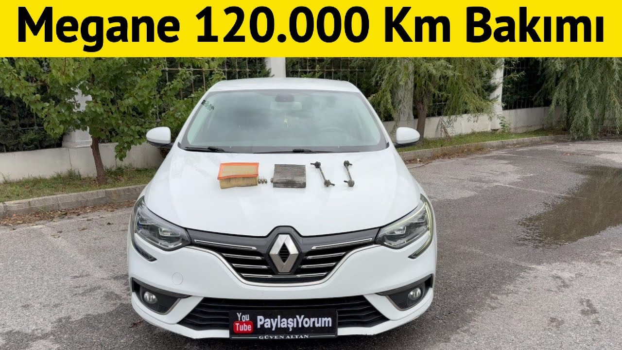 Megane 4 1.3 TCe 120.000 Km Bakımı | Bakım Aralıkları ve Z Rot Değişimi | PaylaşıYorum YouTube